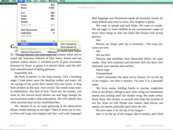 Have Your Mac Read A Book To You In Mavericks And iBooks [OS X Tips] | Cult of Mac