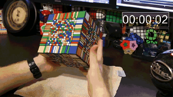 It Took This Guy Over 7 Hours To Solve the World's Hardest Rubik's Cube